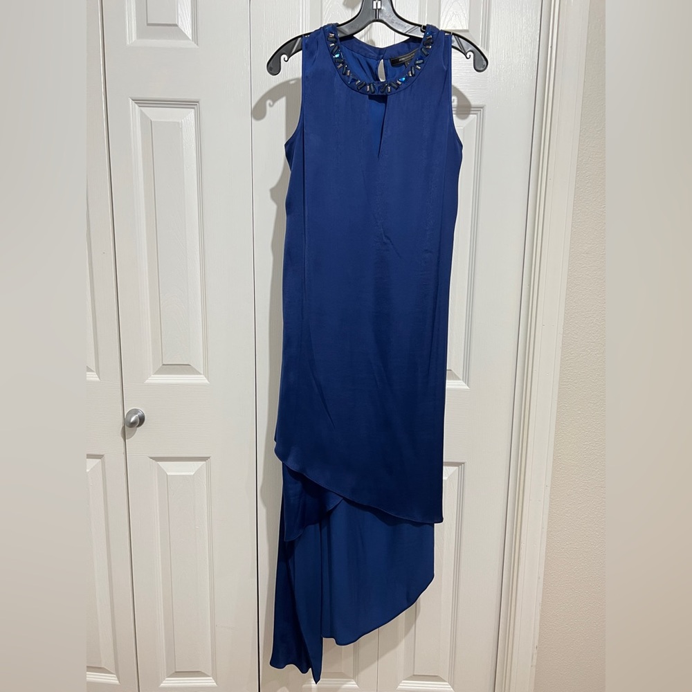 BCBGMAXAZRIA Evening Dress Nicol Blue Depth NWT